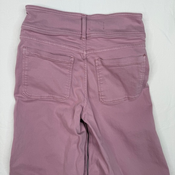 Anthropologie Pilcro High-Rise Wide-Leg Trouser Jeans Pink Size 26 - Picture 7 of 16